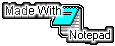 Site designed with Notepad